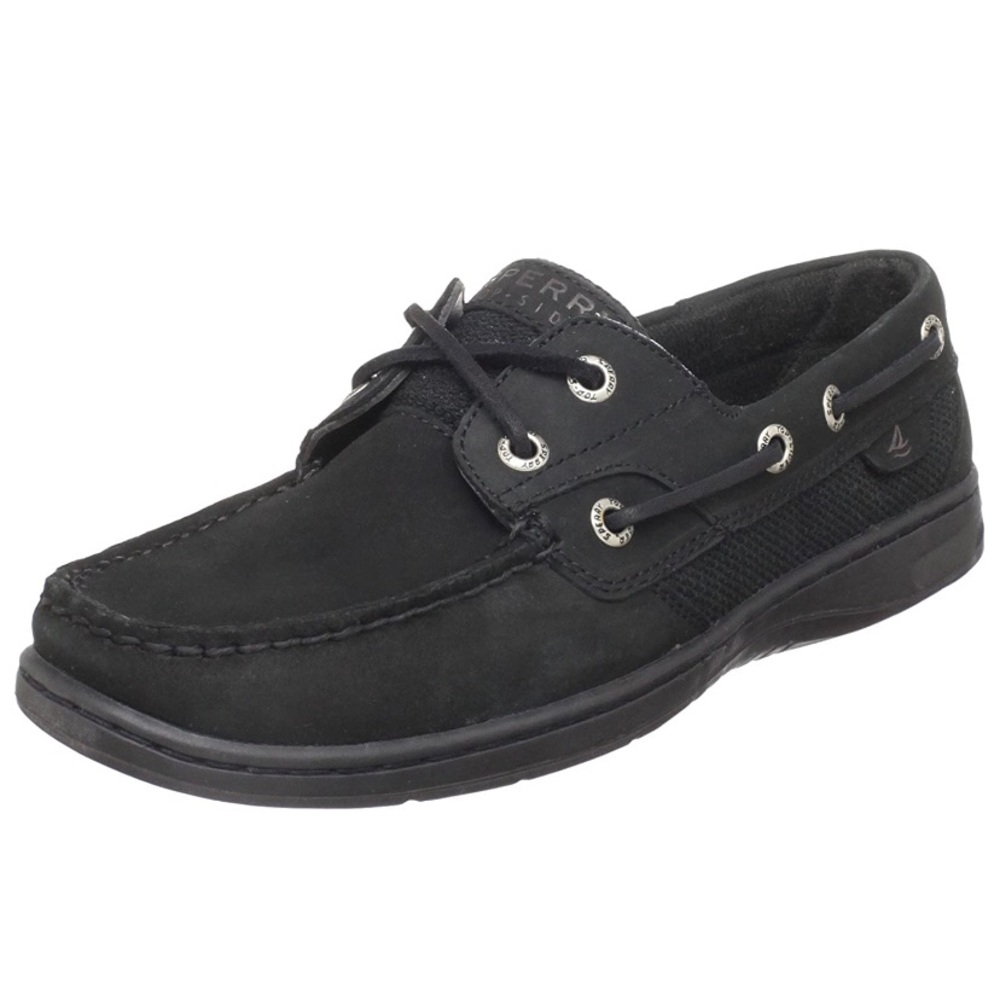 Sperry TopSiders in Black